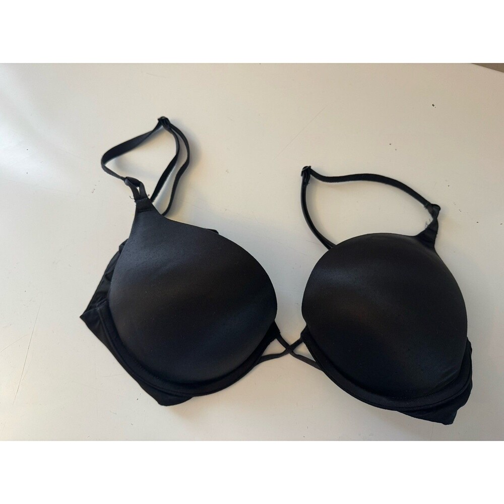 victoria secret bombshell bra black 32B. Worn In